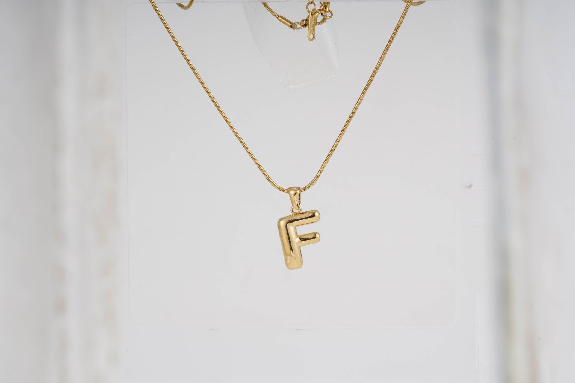 Classic English Letter - Personalized Initial Necklace