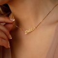 Custom Name Necklace Collar