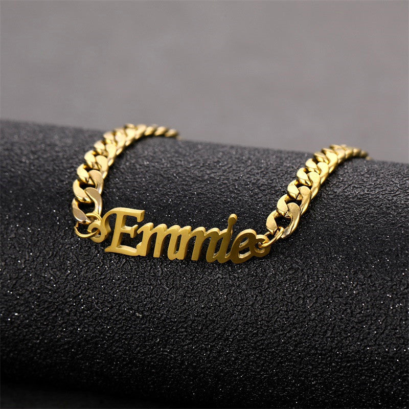 Personalized Cuban Bracelet – 4mm Steel