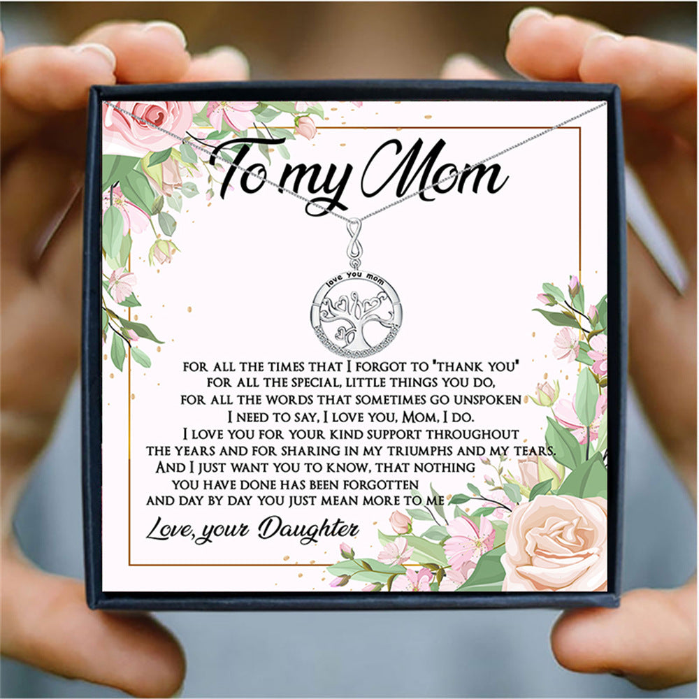 Mom’s Keepsake Necklace — Custom Gift with Love