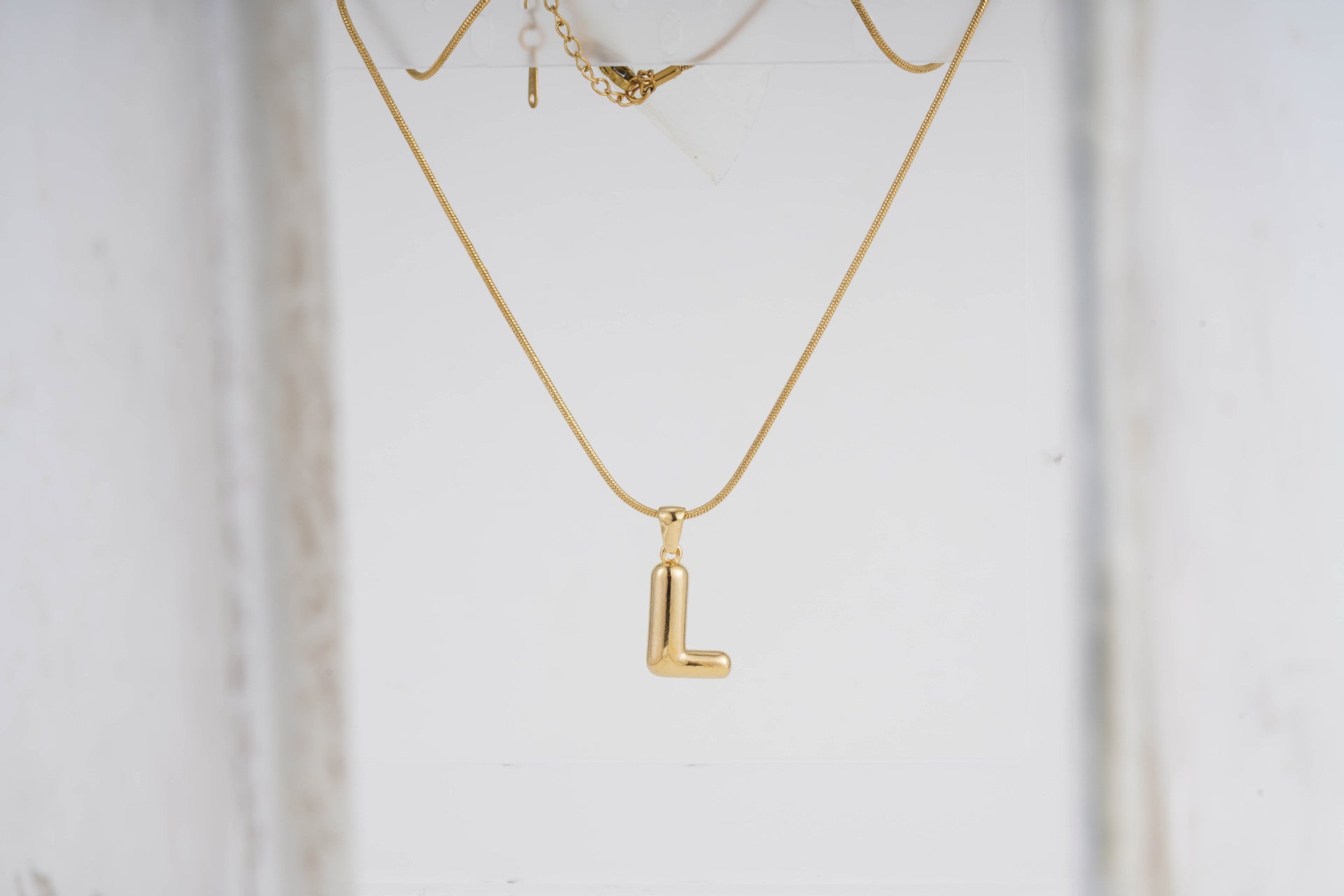 Classic English Letter - Personalized Initial Necklace