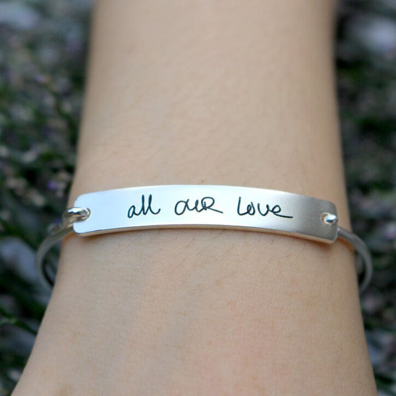 Fashion Engraved Bangle Bracelet