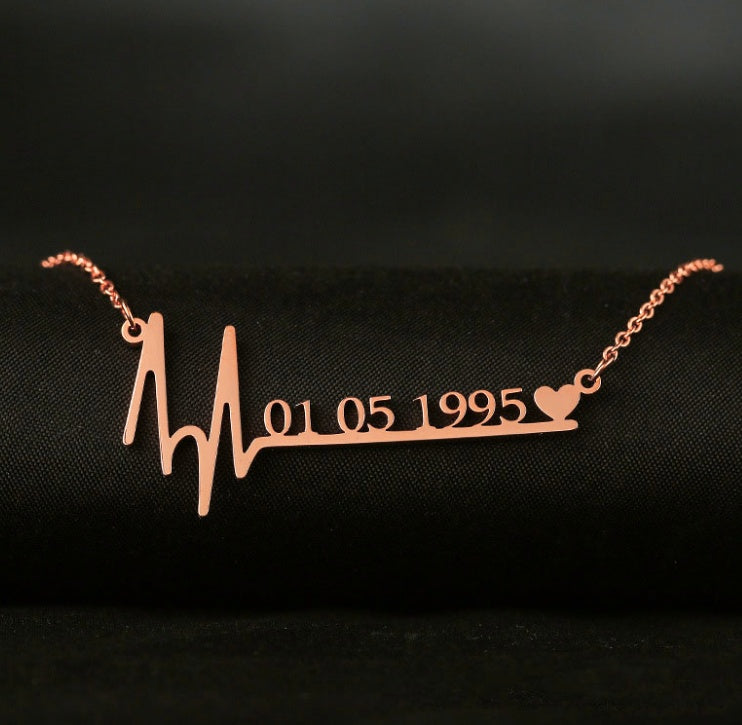 Personalized Heartbeat Necklace – Meaningful Custom Jewelry