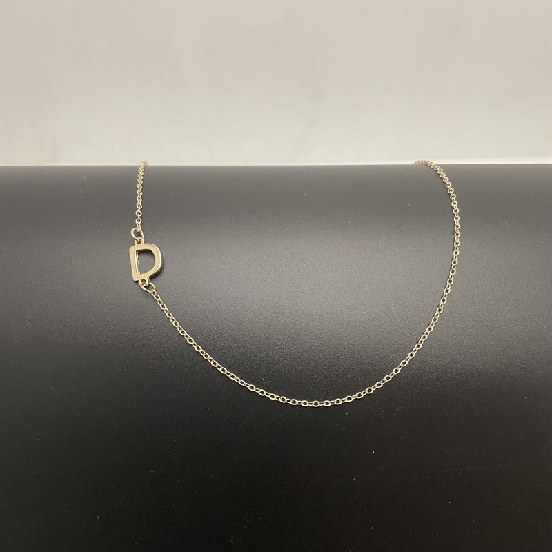 Initial Necklaces 14k Gold Plated Necklaces