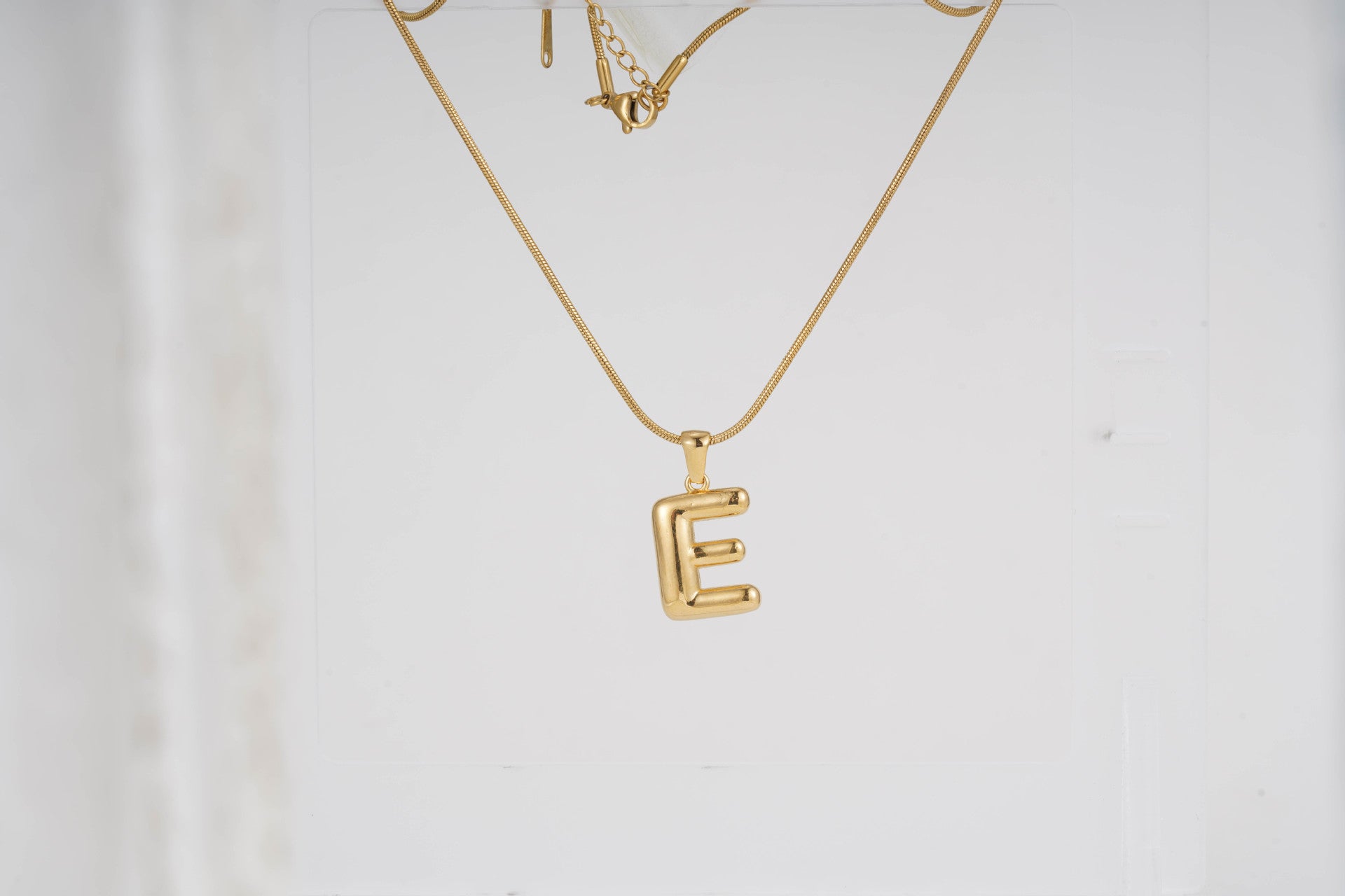 Classic English Letter - Personalized Initial Necklace