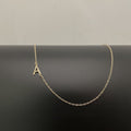 14K Gold Initial Necklace