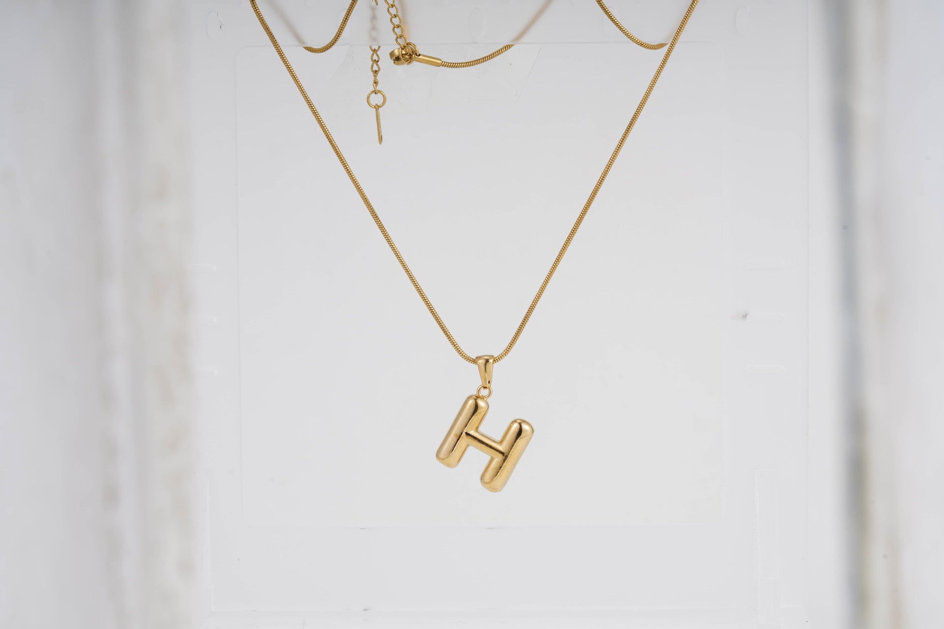 Classic English Letter - Personalized Initial Necklace