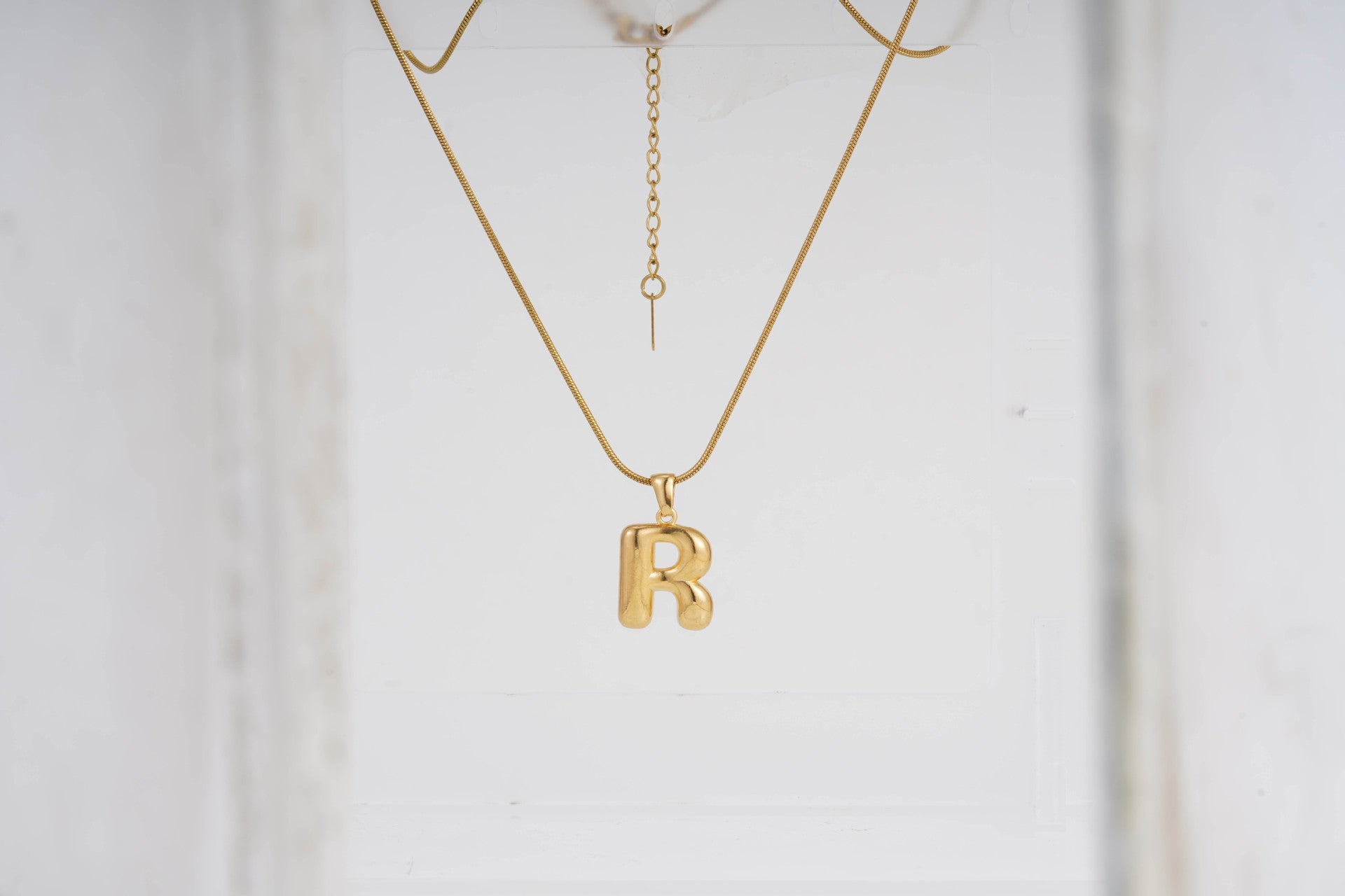 Classic English Letter - Personalized Initial Necklace