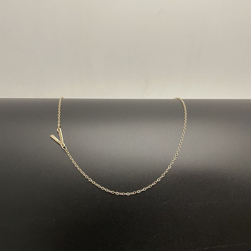 Initial Necklaces 14k Gold Plated Necklaces