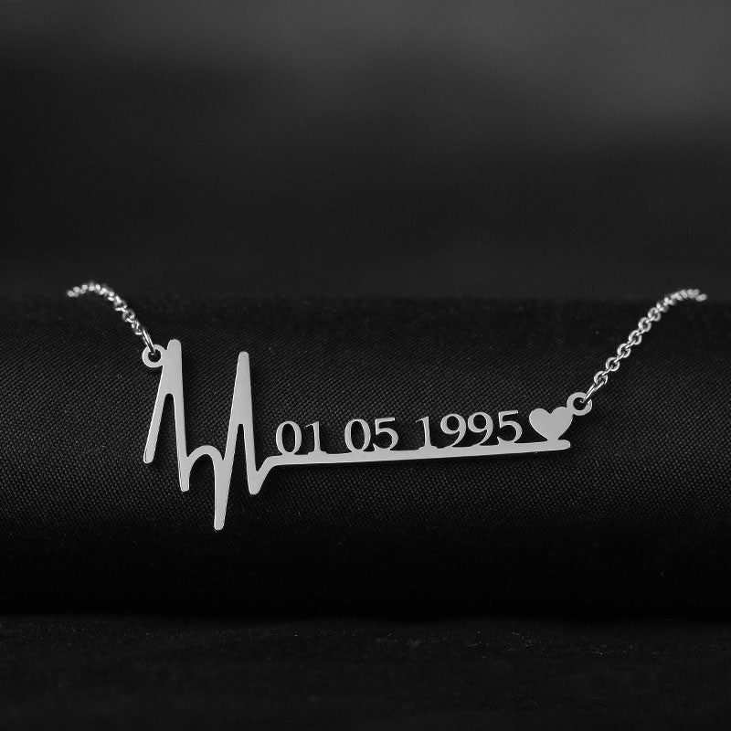 Personalized Heartbeat Necklace – Meaningful Custom Jewelry
