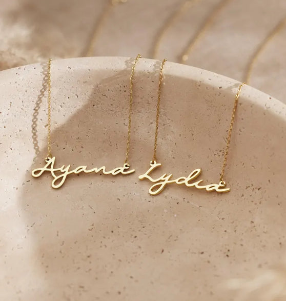Everyday Fashion Engraved Necklace
