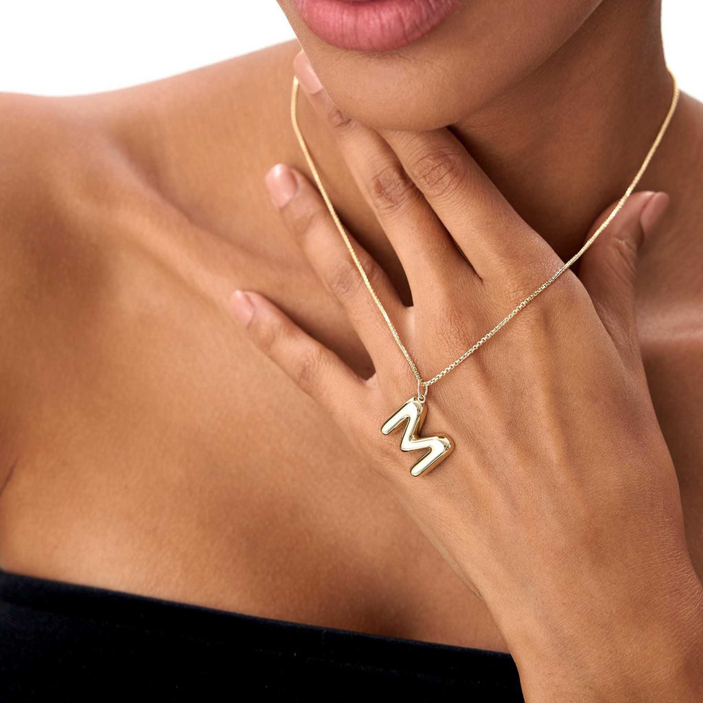 Classic English Letter - Personalized Initial Necklace