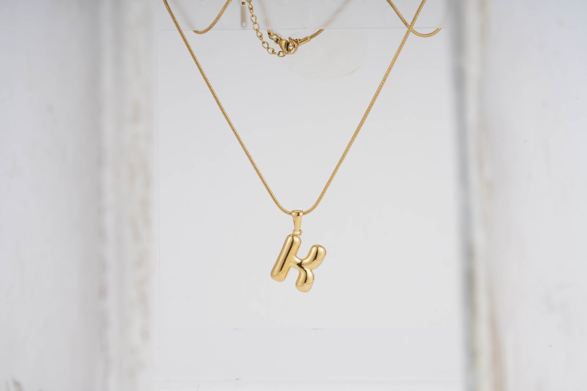 Classic English Letter - Personalized Initial Necklace