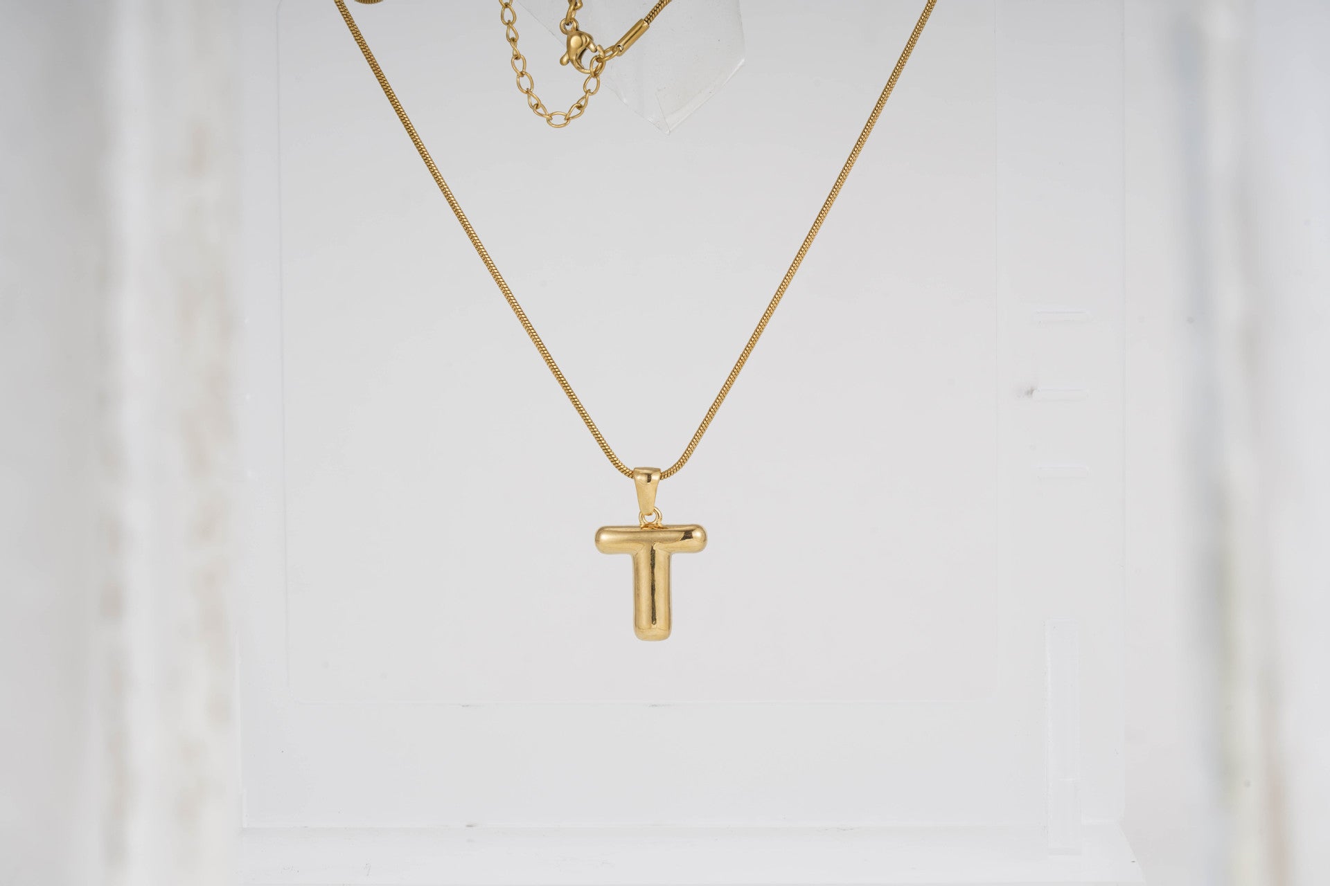 Classic English Letter - Personalized Initial Necklace