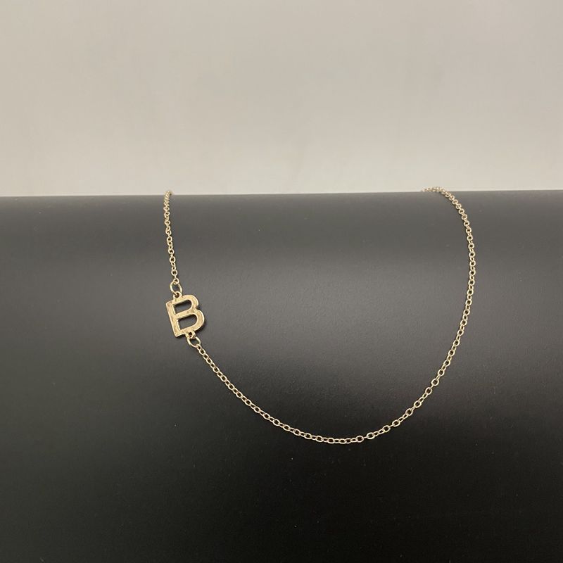 Initial Necklaces 14k Gold Plated Necklaces