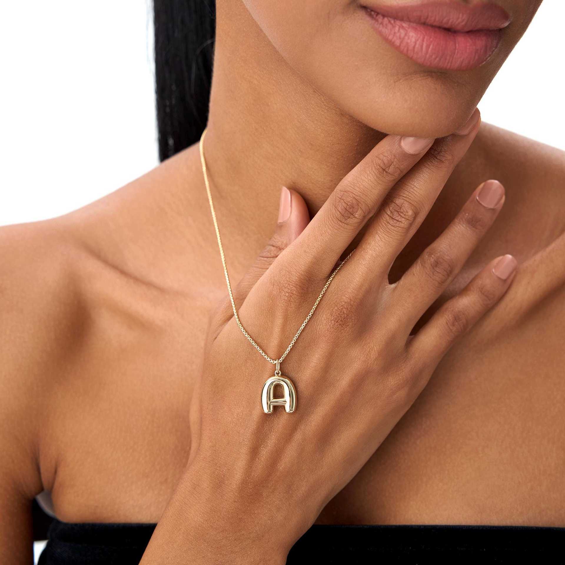 Classic English Letter - Personalized Initial Necklace