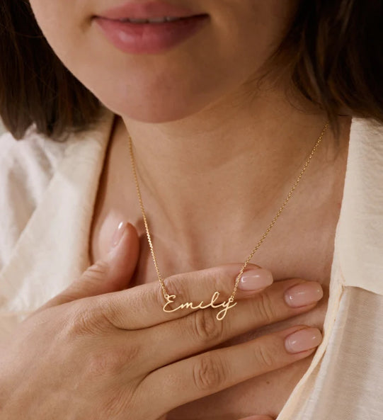 Everyday Fashion Engraved Necklace