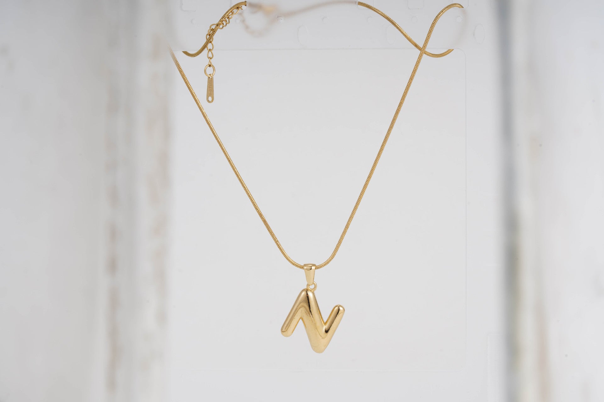 Classic English Letter - Personalized Initial Necklace