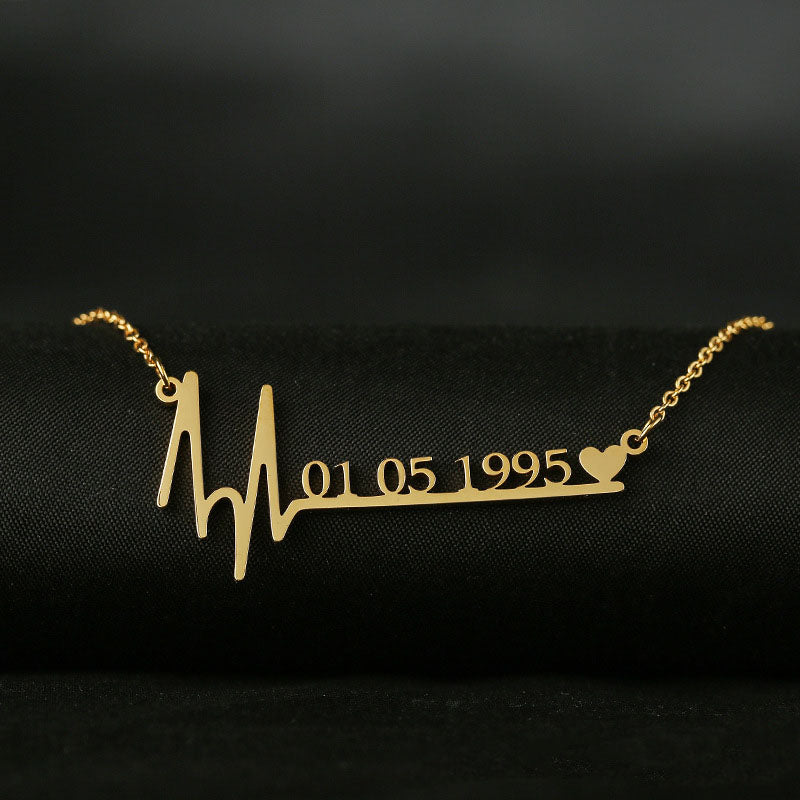 Personalized Heartbeat Necklace – Meaningful Custom Jewelry