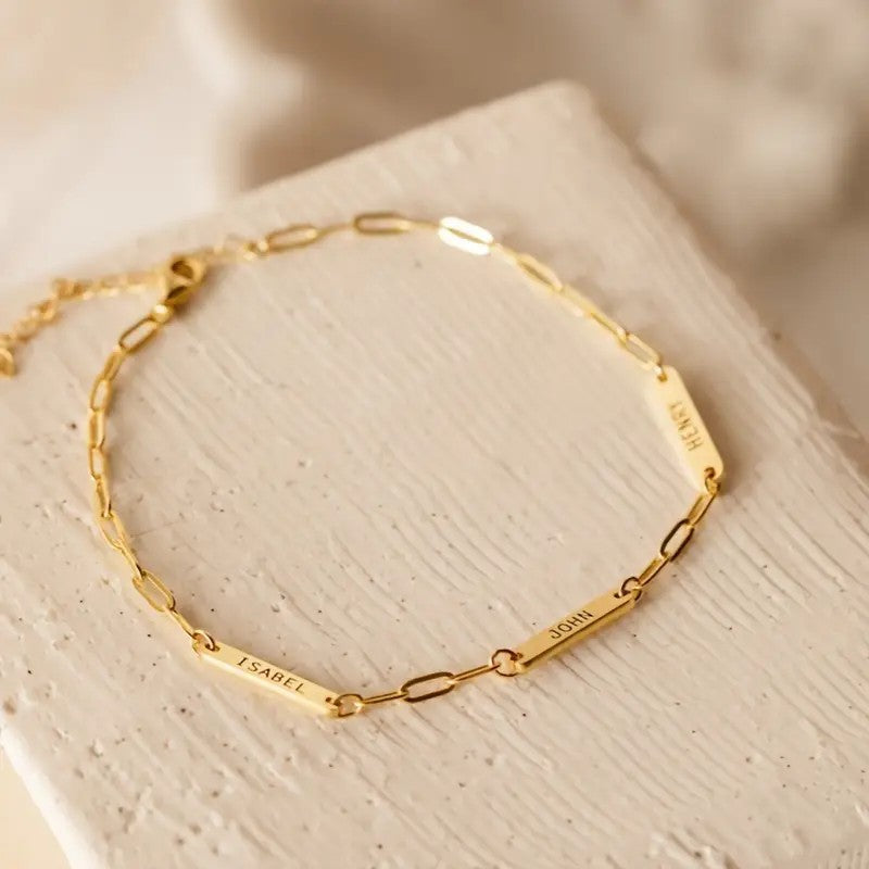 Personalized Bangle Bracelet – Elegant Custom Jewelry