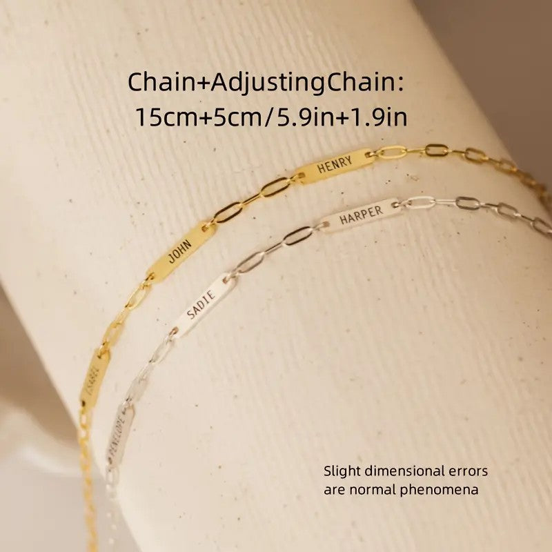 Personalized Bangle Bracelet – Elegant Custom Jewelry