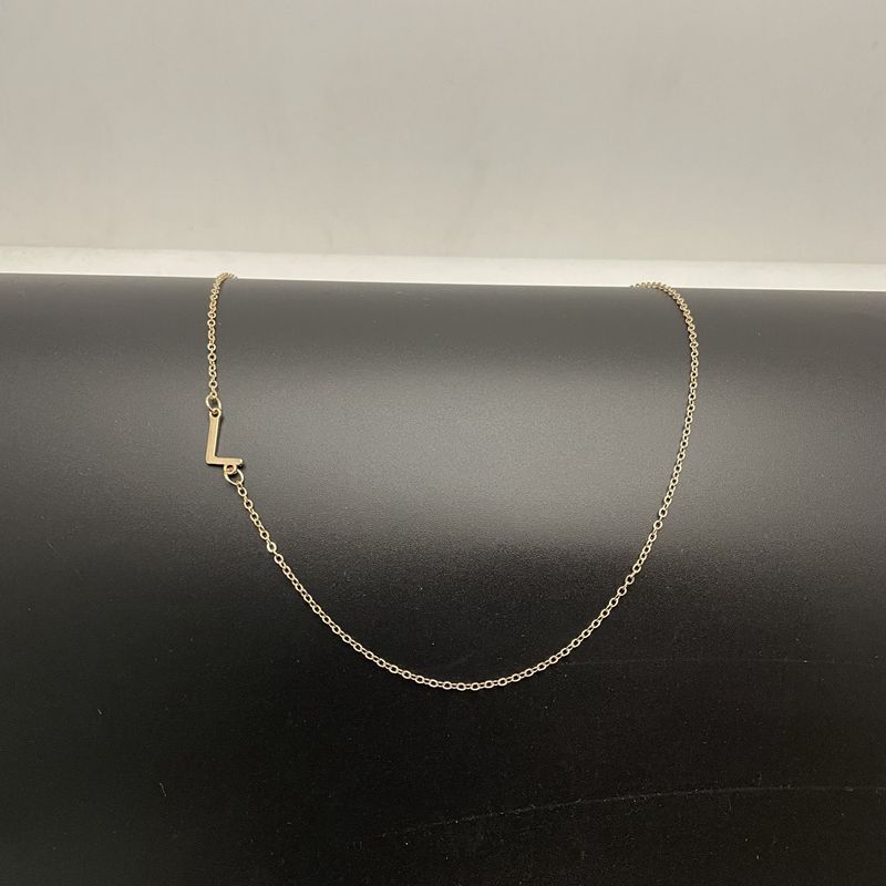 Initial Necklaces 14k Gold Plated Necklaces