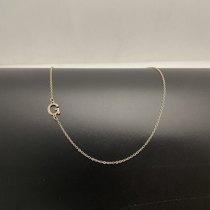 Initial Necklaces 14k Gold Plated Necklaces