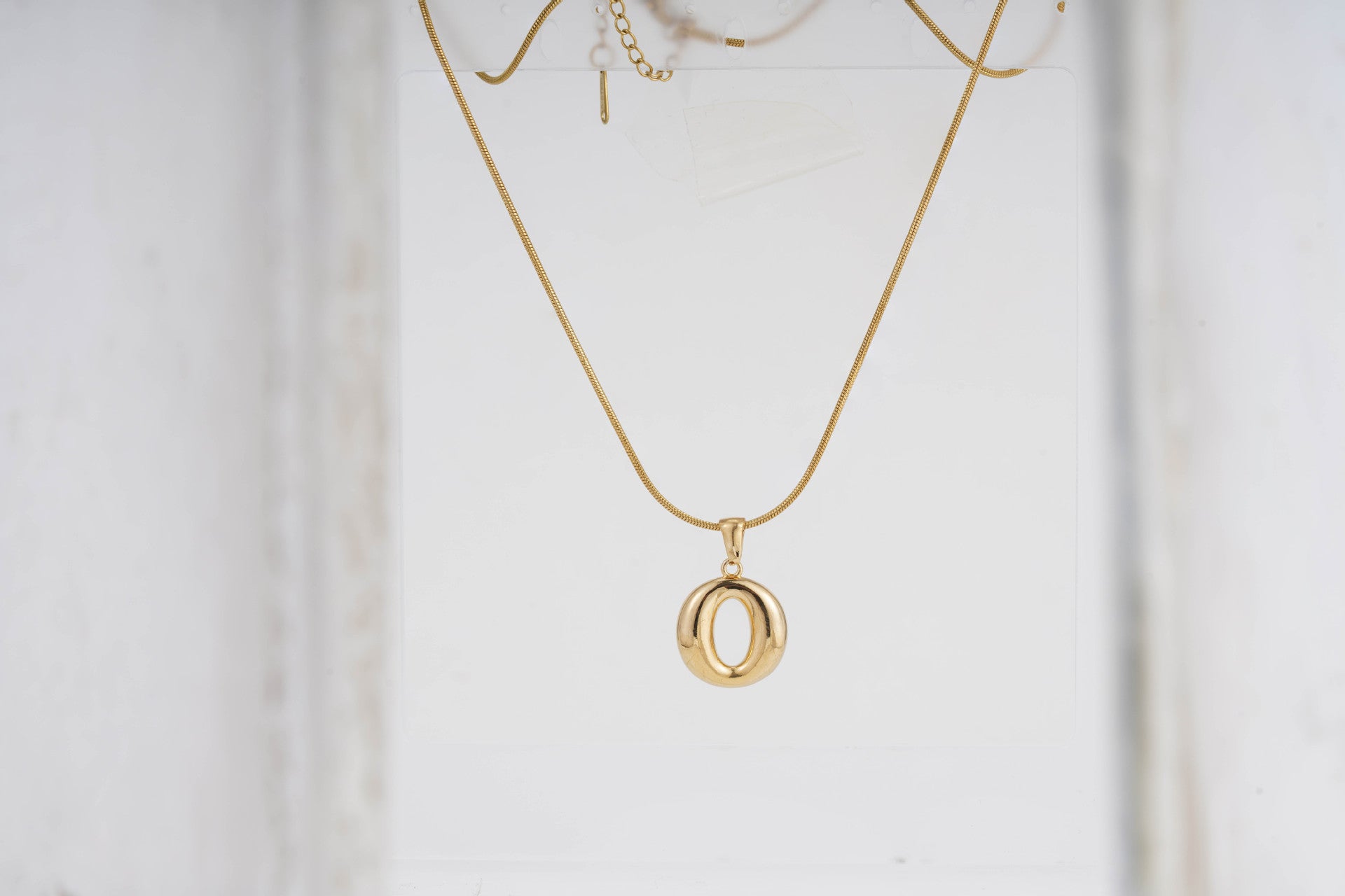 Classic English Letter - Personalized Initial Necklace