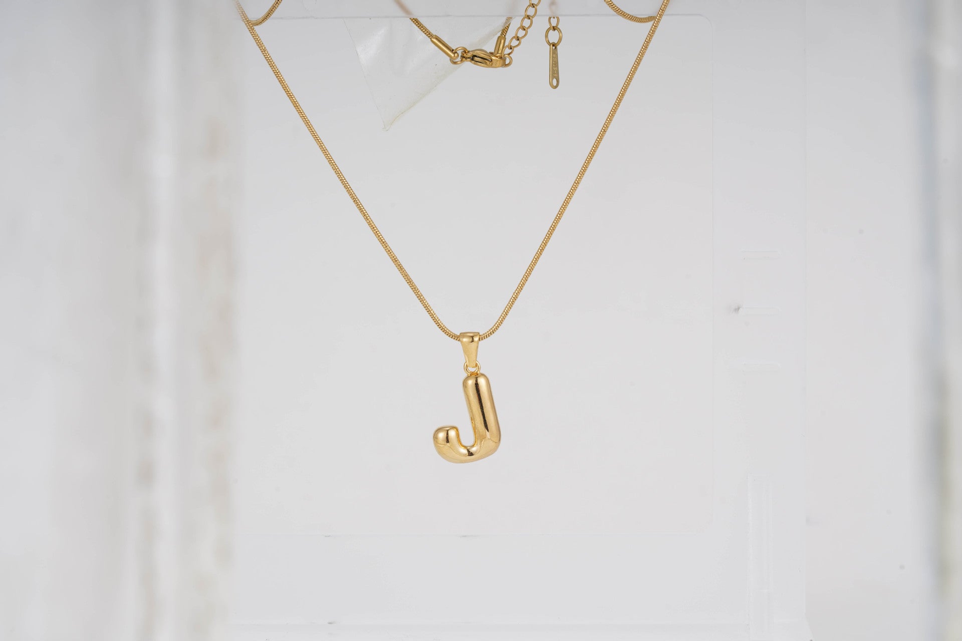 Classic English Letter - Personalized Initial Necklace