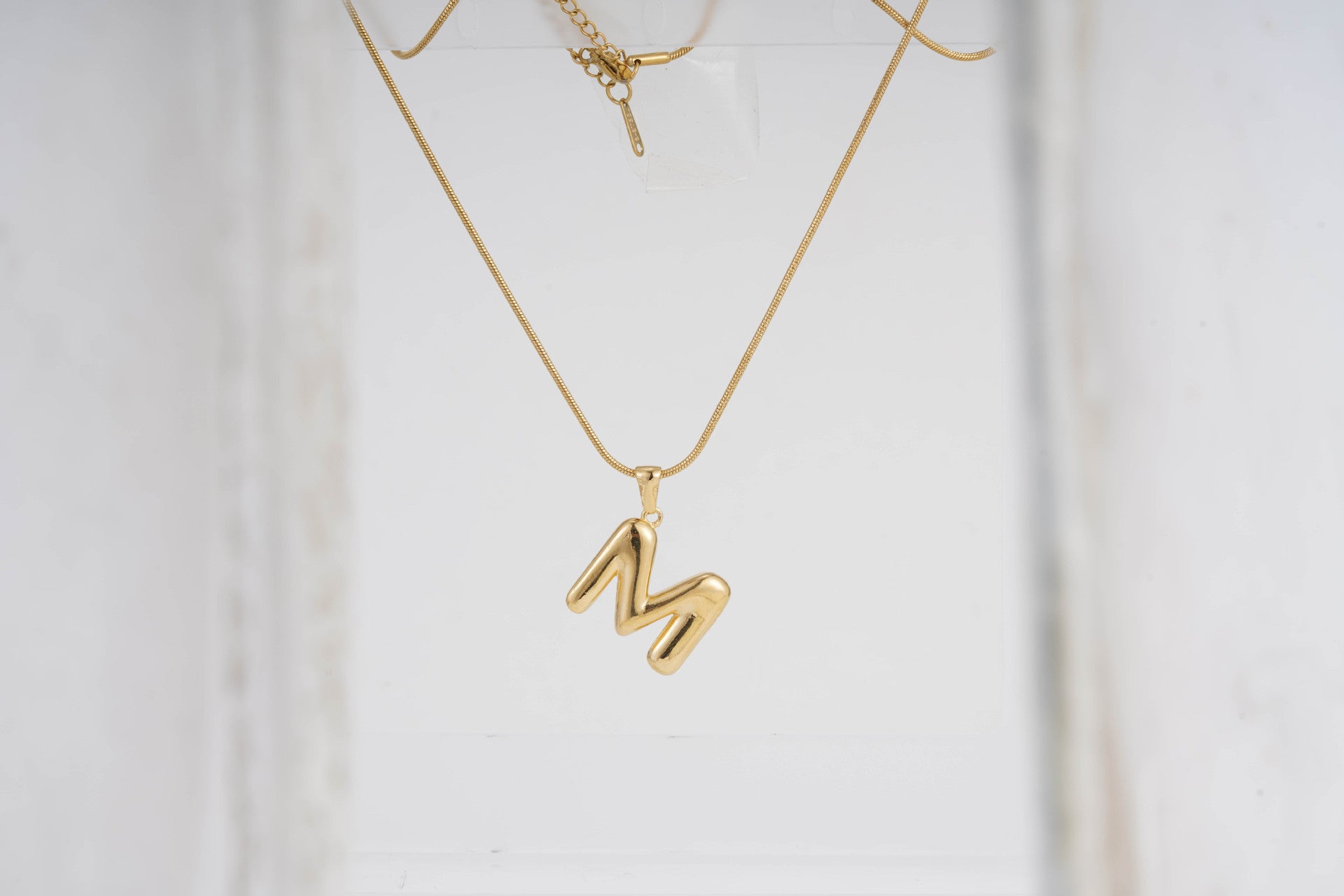 Classic English Letter - Personalized Initial Necklace