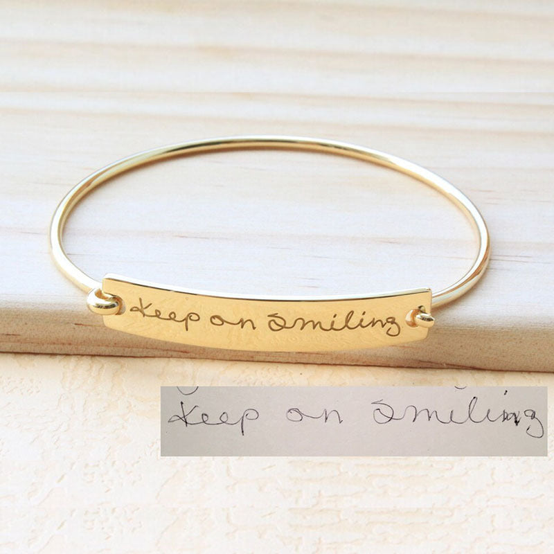 Fashion Engraved Bangle Bracelet