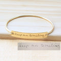 Fashion Engraved Bangle Bracelet