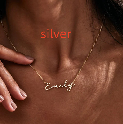 Everyday Fashion Engraved Necklace