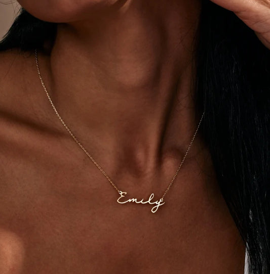 Everyday Fashion Engraved Necklace
