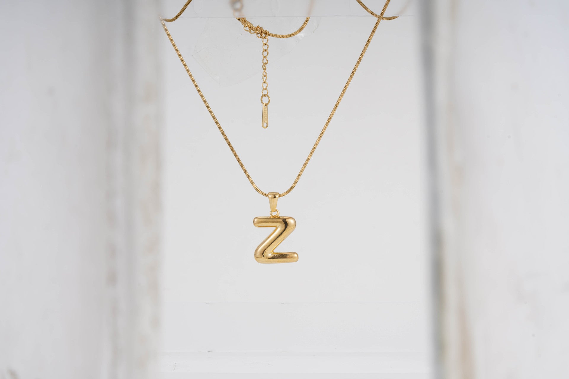 Classic English Letter - Personalized Initial Necklace