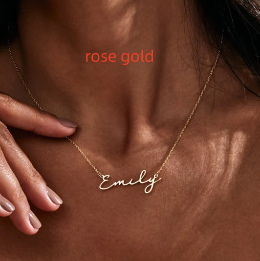Everyday Fashion Engraved Necklace