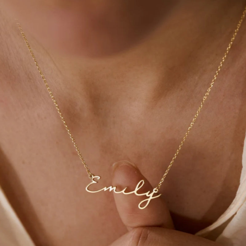 Everyday Fashion Engraved Necklace