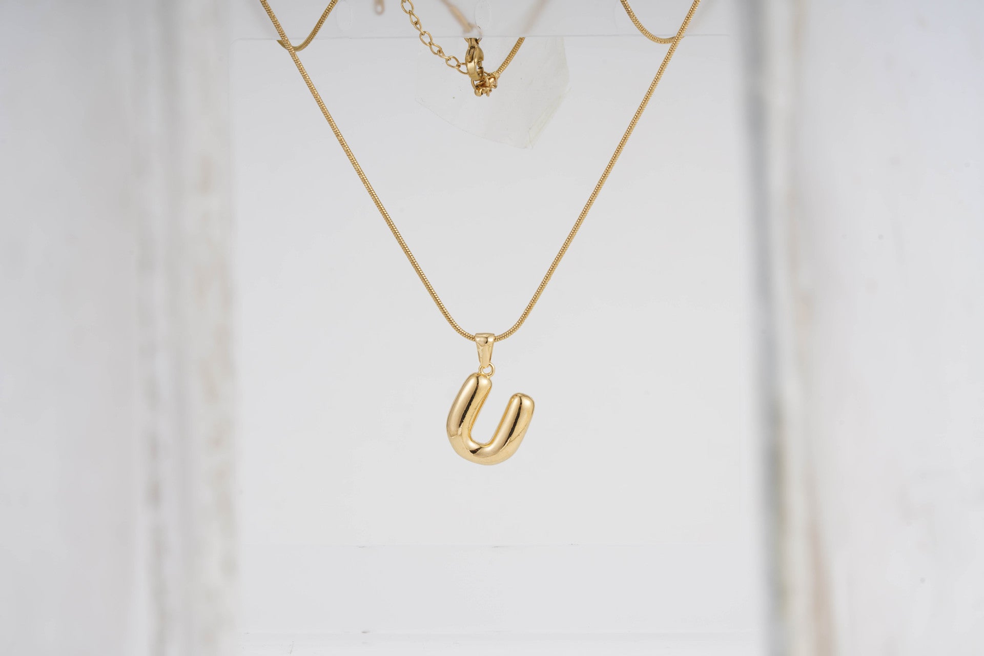 Classic English Letter - Personalized Initial Necklace