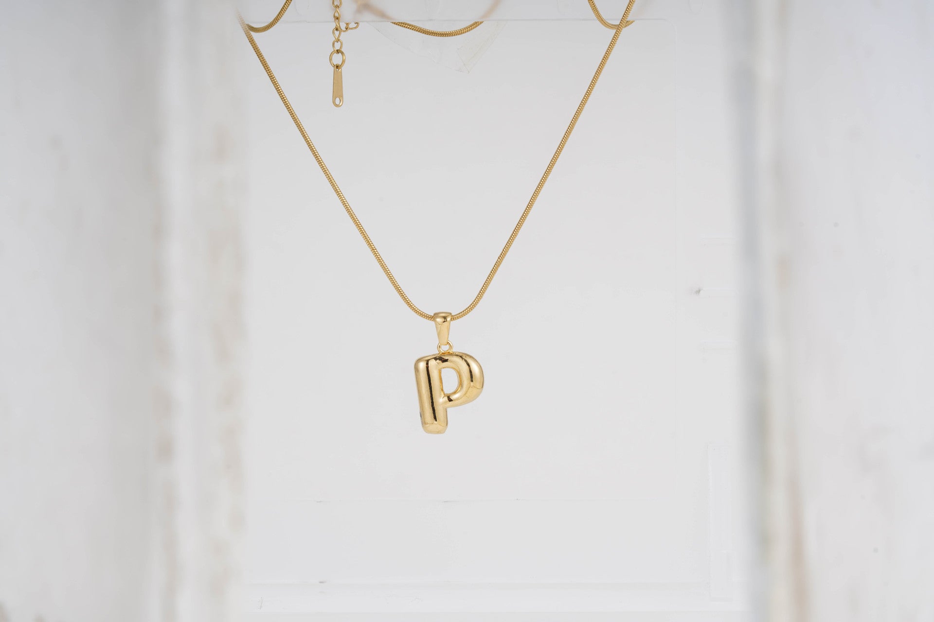 Classic English Letter - Personalized Initial Necklace