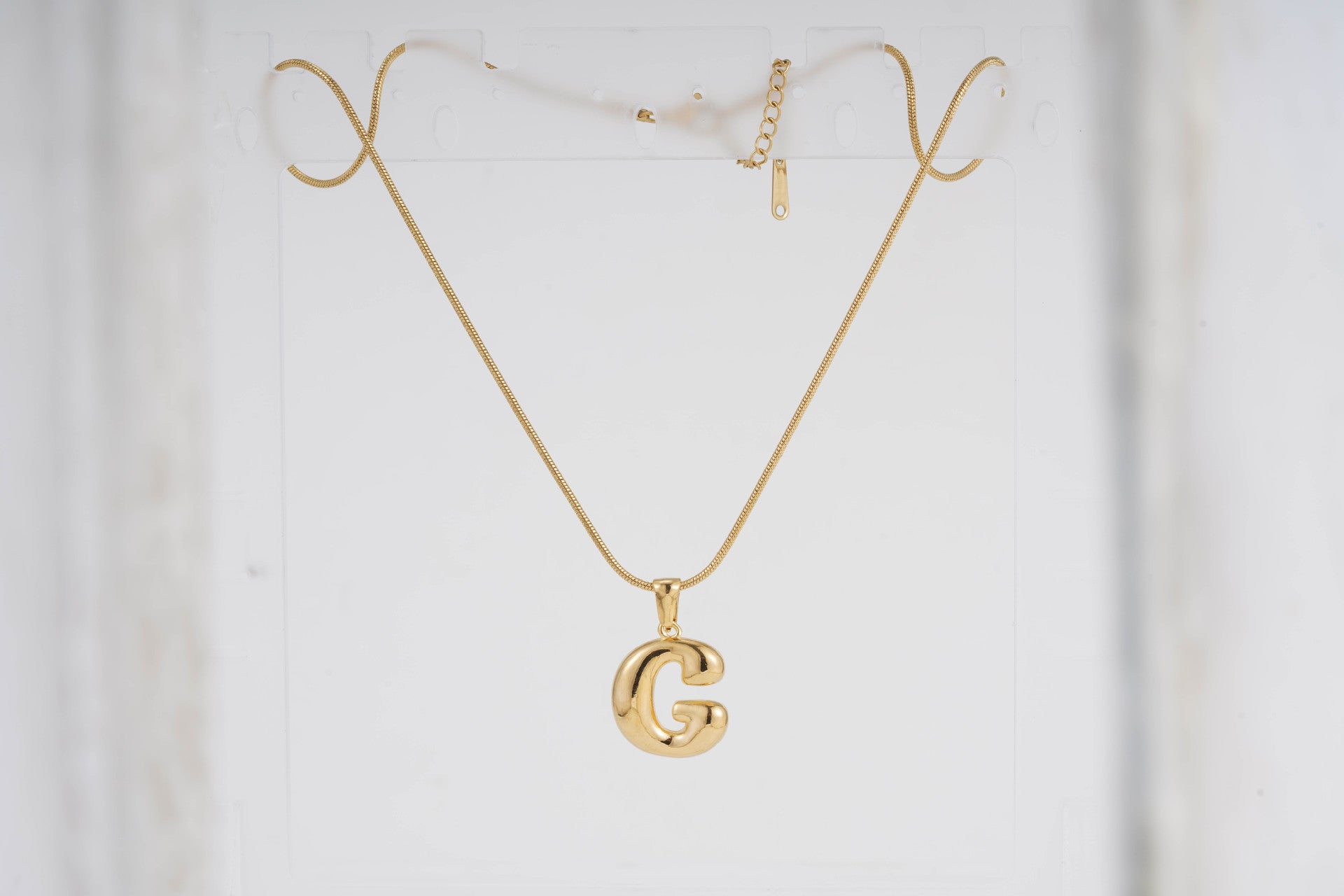 Classic English Letter - Personalized Initial Necklace