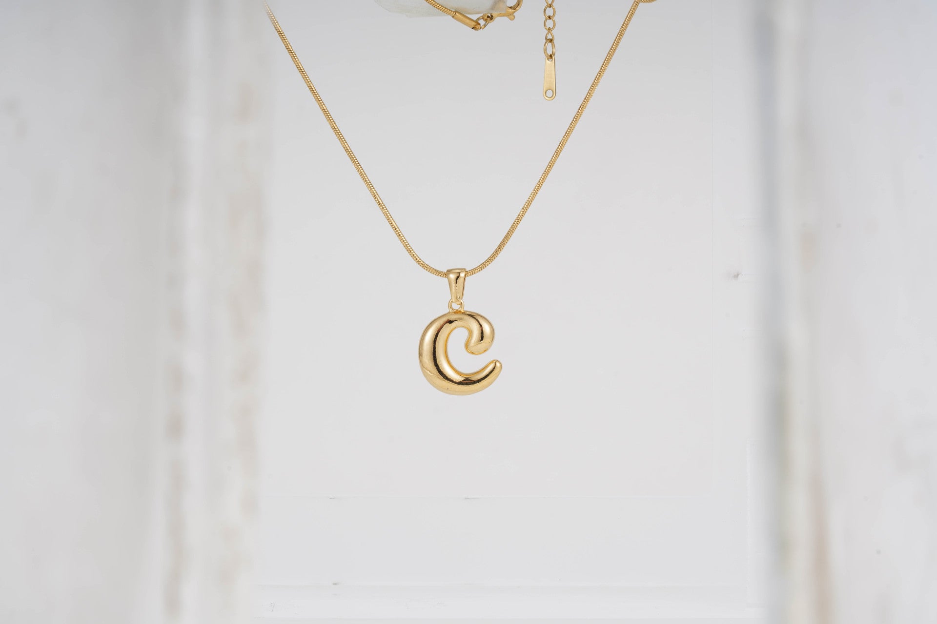 Classic English Letter - Personalized Initial Necklace