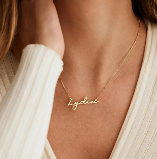 Everyday Fashion Engraved Necklace