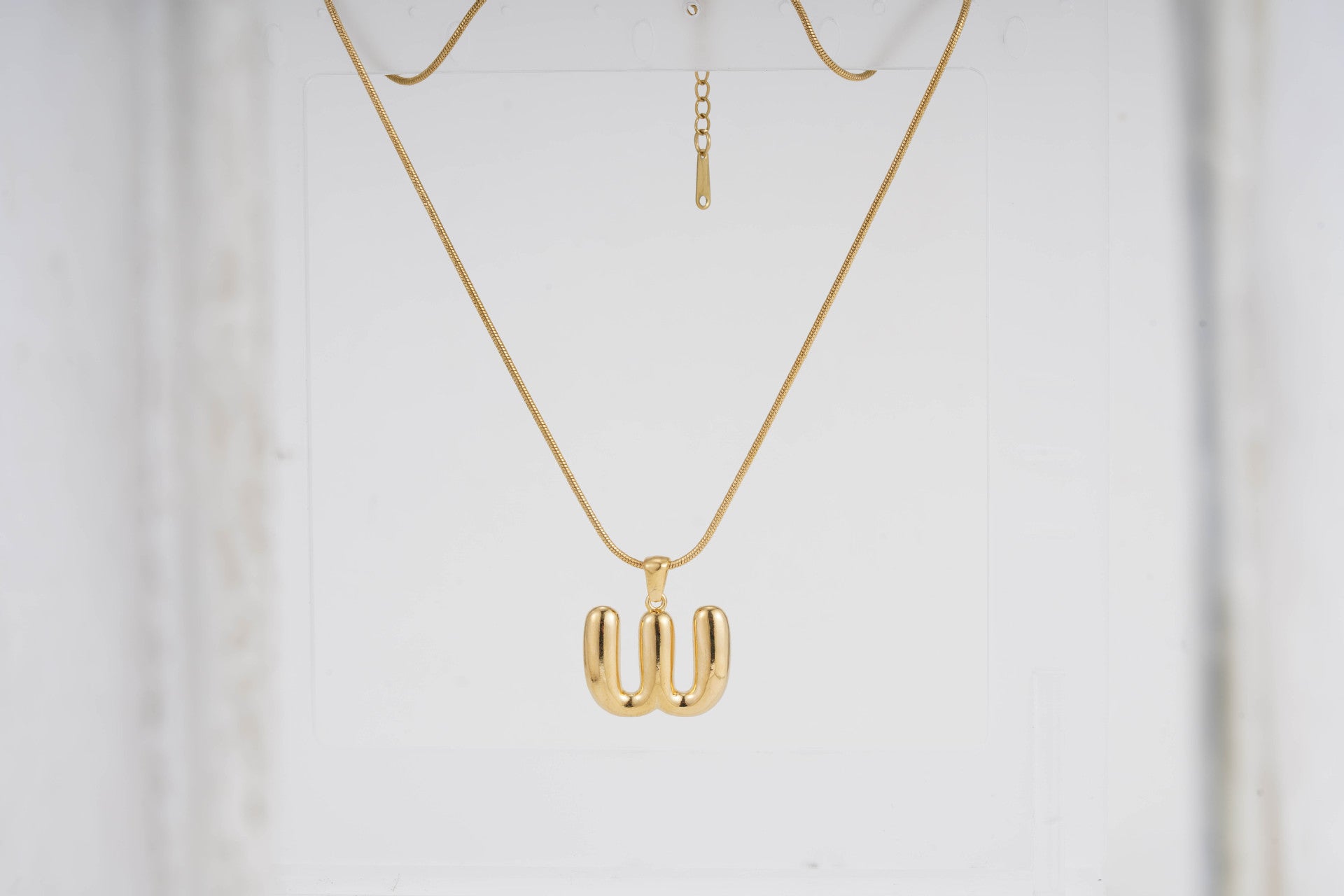 Classic English Letter - Personalized Initial Necklace