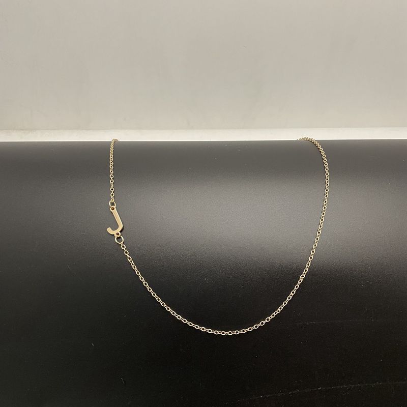 Initial Necklaces 14k Gold Plated Necklaces