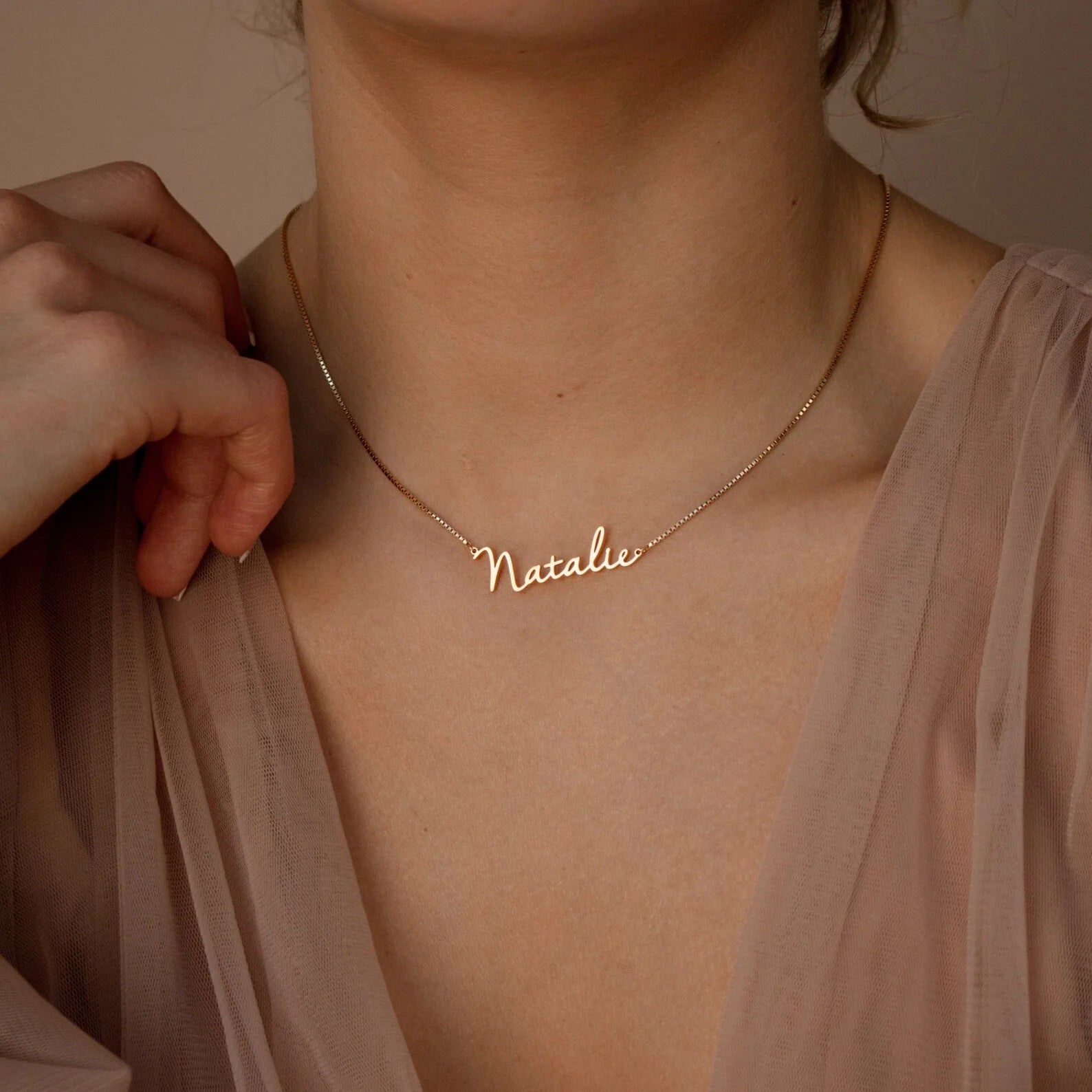 Custom Name Necklace Collar