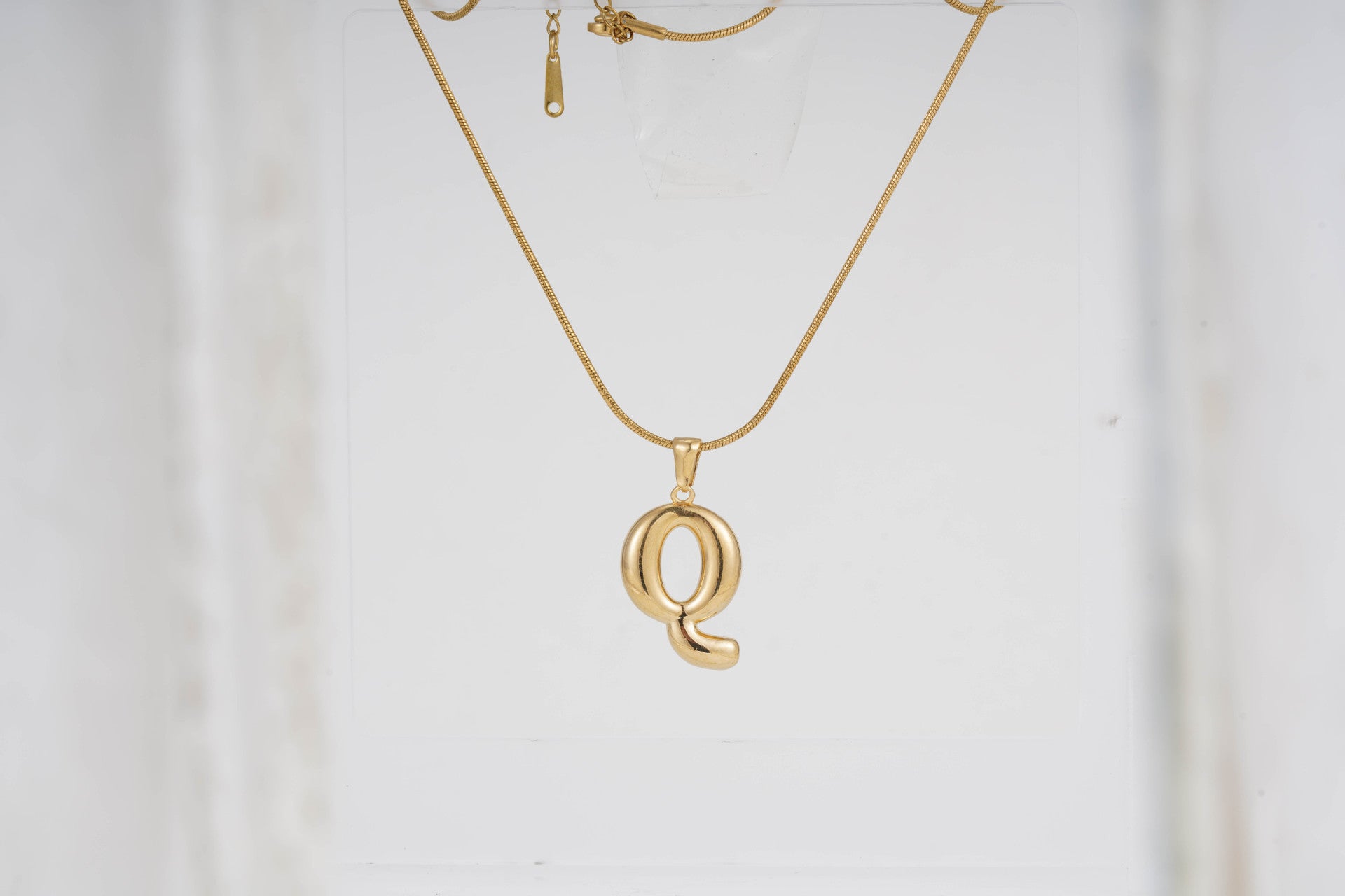 Classic English Letter - Personalized Initial Necklace